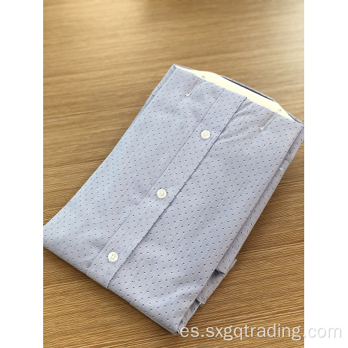 Camisa de cuello de pie 100% algodón de moda para hombre